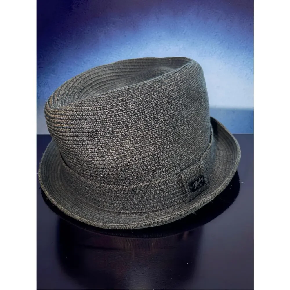 Bailey of Hollywood Gray Paper Blend Fedora Trilby Hat XL Lightweight